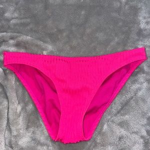 Pink bikini bottoms